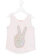 Anne Kurris Marcel Peace Tank, Girl's, Size: 6 Yrs, Pink/purple