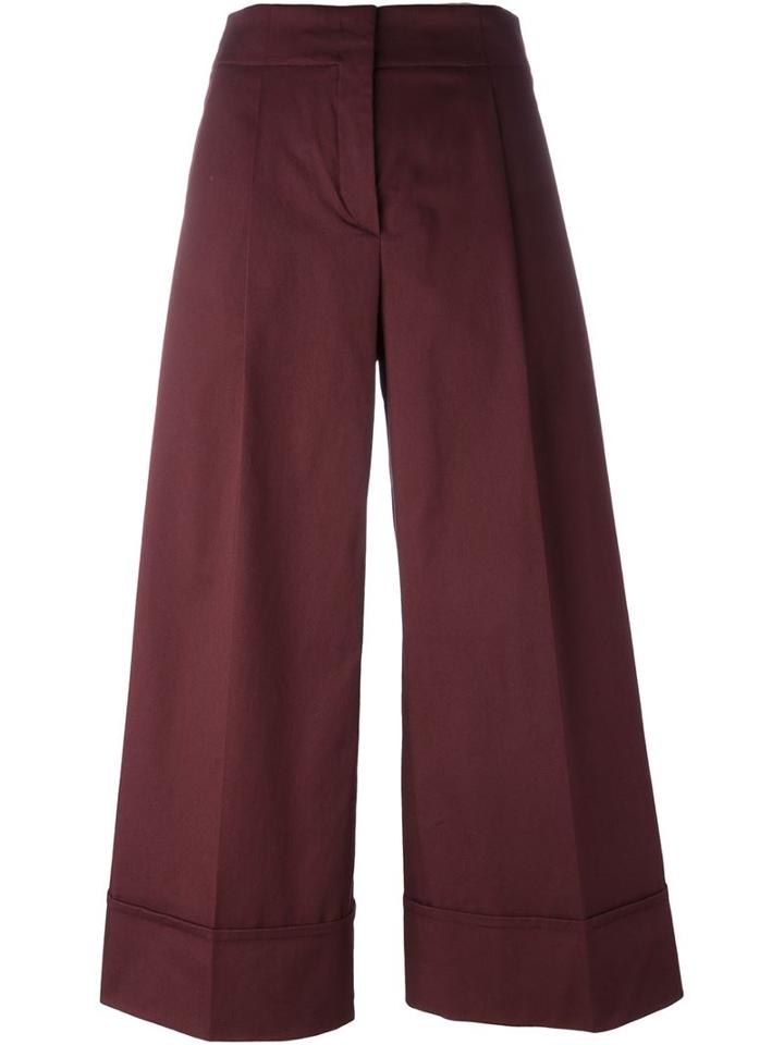 Odeeh Turn-up Hem Culottes