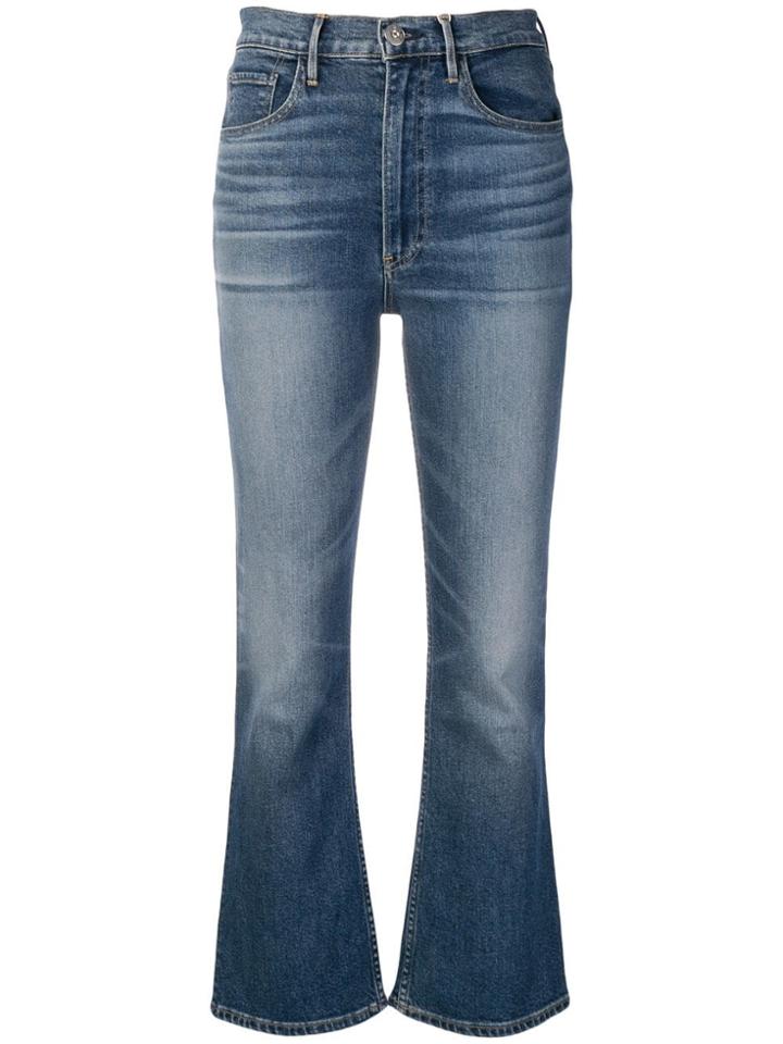3x1 High-waist Cropped Jeans - Blue
