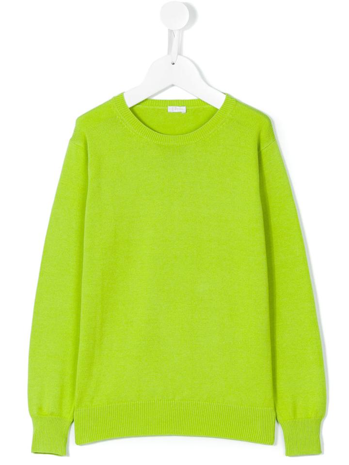 Il Gufo - Crew Neck Jumper - Kids - Cotton - 4 Yrs, Green