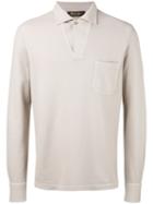 Loro Piana - Minimal Polo Top - Men - Cotton/cashmere - M, Nude/neutrals, Cotton/cashmere
