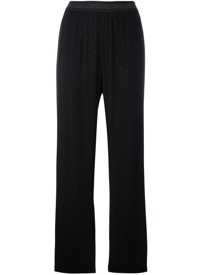 Just Cavalli Side Stripe Trousers, Women's, Size: 44, Black, Viscose/polyester