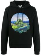 Kenzo Painted Landscape Hoodie - Black