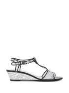 Chanel Vintage Cc Sandals - Silver