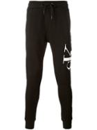 Calvin Klein Jeans - Branded Drop-crotch Sweatpants - Men - Cotton/spandex/elastane - L, Black, Cotton/spandex/elastane