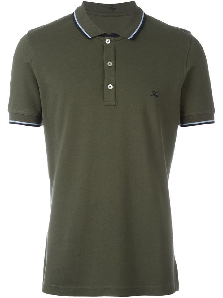 Fay Classic Polo Shirt, Men's, Size: Xxxl, Green, Cotton/spandex/elastane