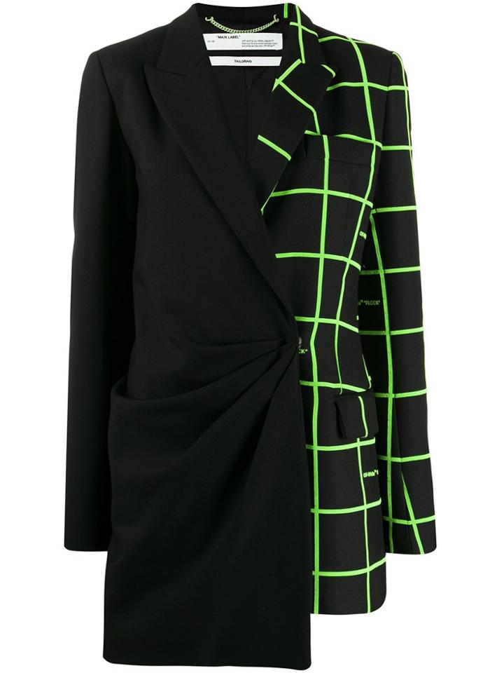 Off-white Bi-design Blazer Dress - Black