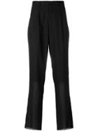 Issey Miyake Loose Fit Tailored Trousers - Black