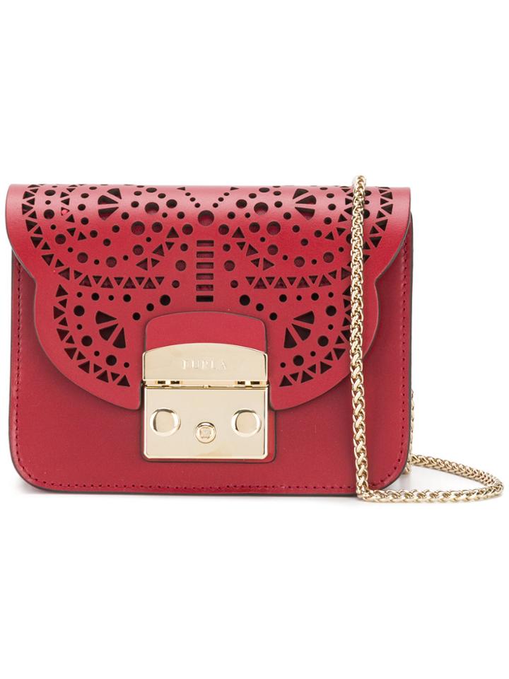Furla Metropolis Bolero Mini Cross Body Bag - Red