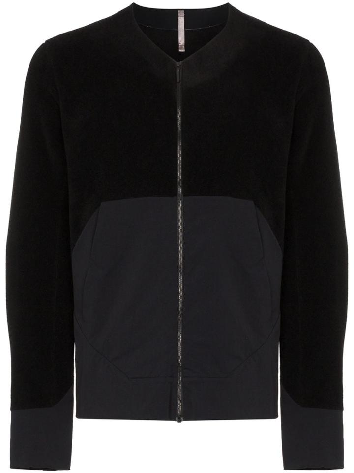Veilance Contrast Panel Zipped Jacket - Black