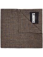 Charm's Logo Checked Cap - Brown