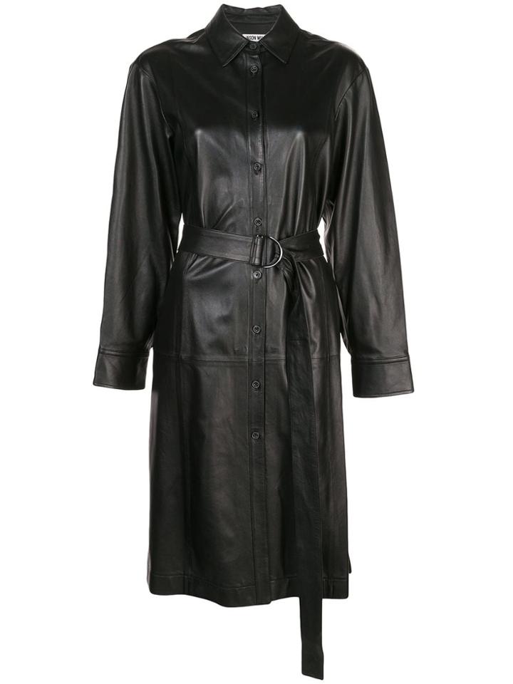 Jason Wu Belted Shirt Dress - Black