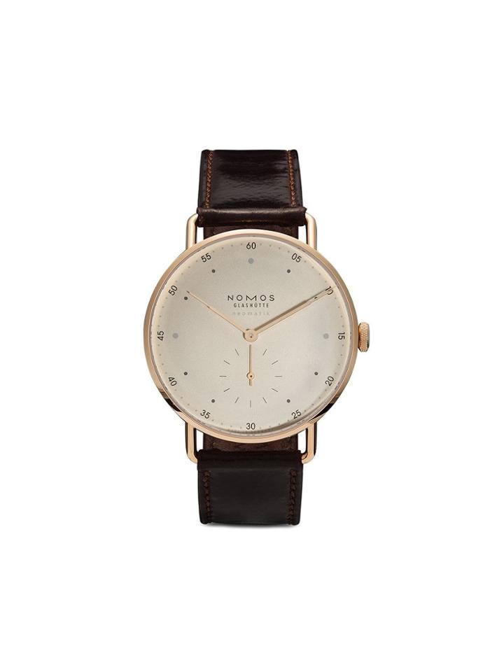 Nomos Metro Neomatik 39 Watch - White, Silver-plated