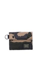 Porter-yoshida & Co Counter Shade Tri-fold Wallet - Black
