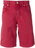 Jacob Cohen Chino Style Shorts - Red