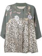 Antonio Marras Lace Panel Jacket - Metallic