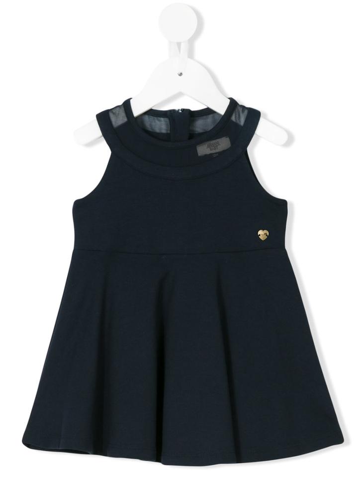 Armani Junior - Flared Dress - Kids - Cotton/polyester/spandex/elastane/modal - 12 Mth, Blue