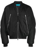 Marcelo Burlon County Of Milan Classic Bomber Jacket - Black