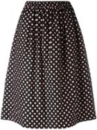 Comme Des Garçons Girl - Polka Dot Midi Skirt - Women - Cotton - M, Black, Cotton