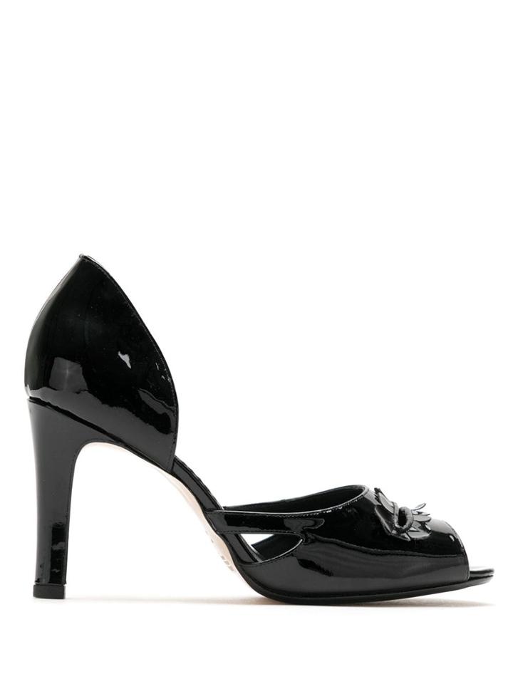 Sarah Chofakian Kanda Leather Pumps - Black