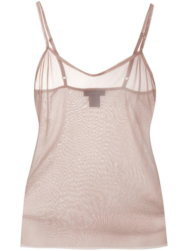Avant Toi Spaghetti Strap Tank Top - Neutrals