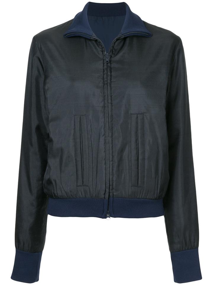 Yohji Yamamoto Vintage Yohji Love You Bomber Jacket - Blue
