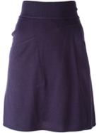 Alaïa Vintage Knit Skater Skirt, Women's, Size: Small, Pink/purple