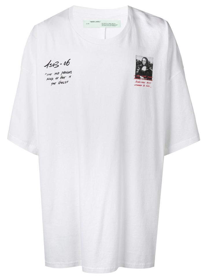 Off-white Mona Lisa Print T-shirt