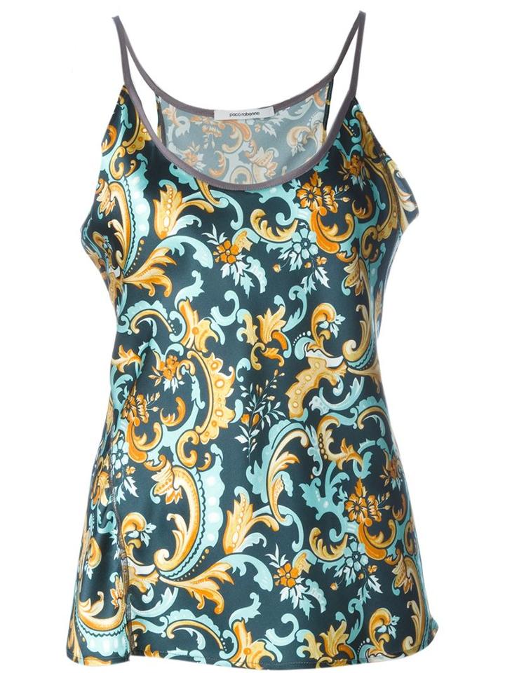 Paco Rabanne Arabesque Print Cami Top