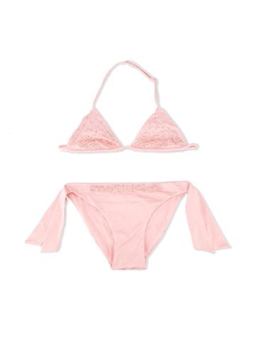 La Perla Kids Bead Embellished Bikini, Girl's, Size: 6 Yrs, Pink/purple