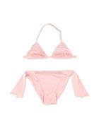 La Perla Kids Bead Embellished Bikini, Girl's, Size: 6 Yrs, Pink/purple