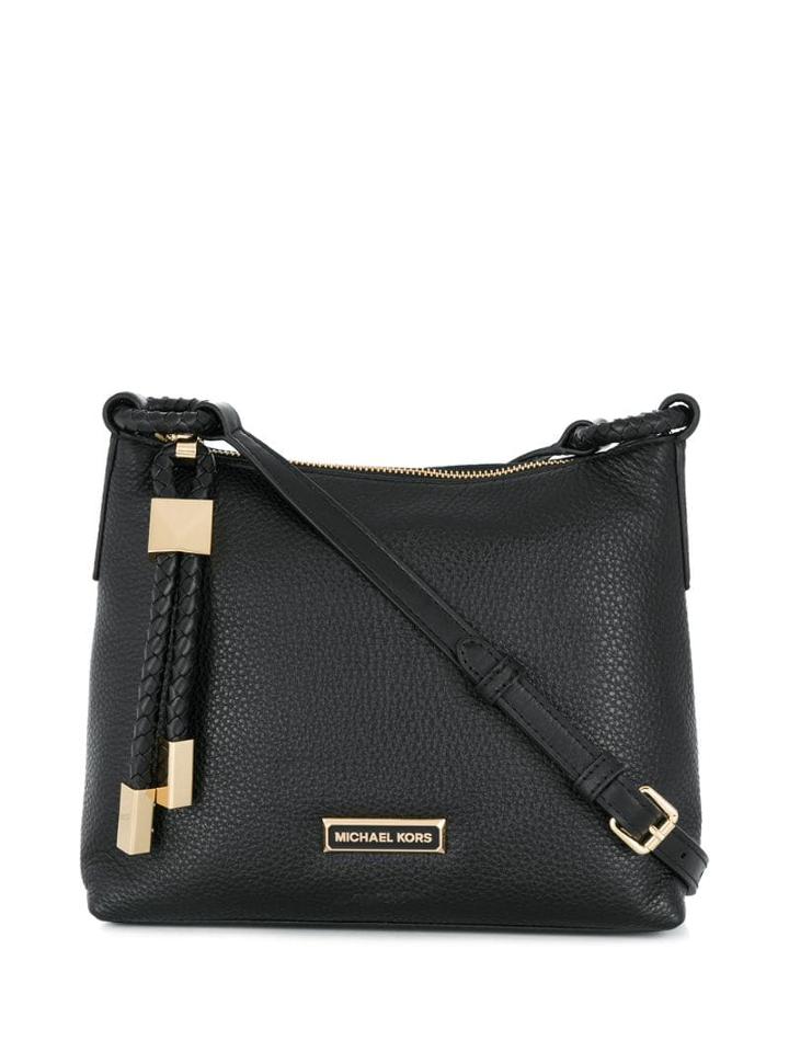 Michael Michael Kors Lexington Pebbled Crossbody Bag - Black