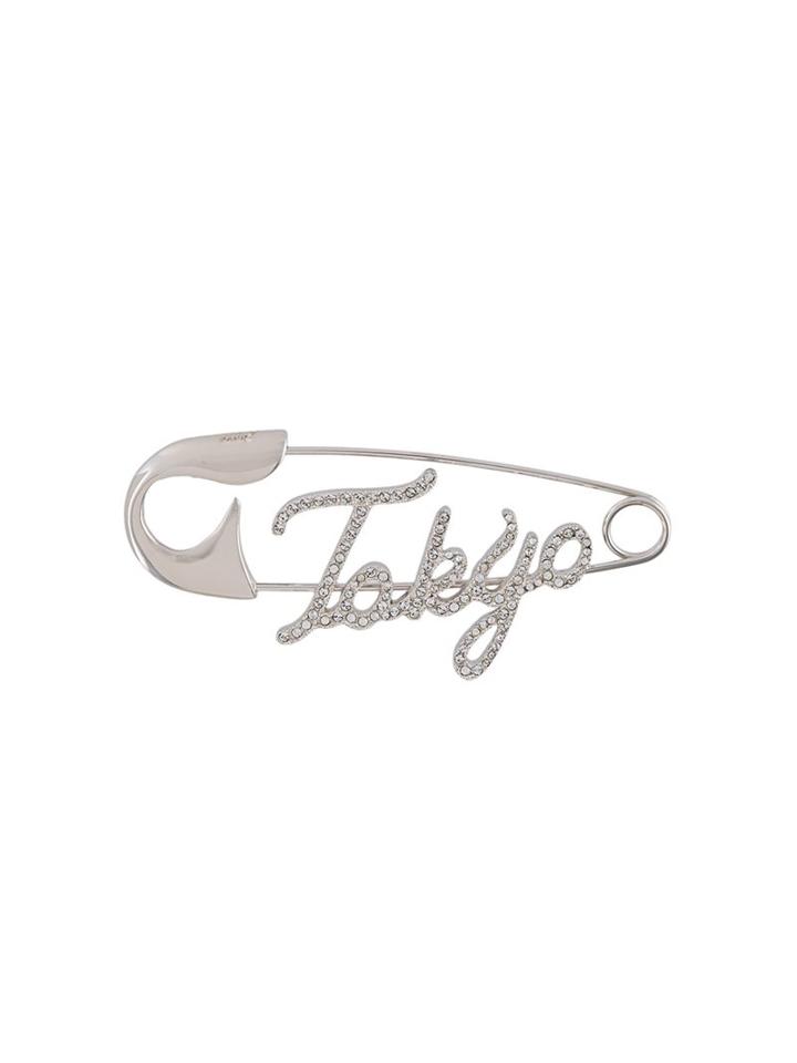 Sonia Rykiel 'tokyo Safety' Pin, Women's, Metallic