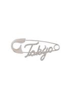 Sonia Rykiel 'tokyo Safety' Pin, Women's, Metallic