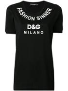 Dolce & Gabbana Fashion Sinner T-shirt - Black