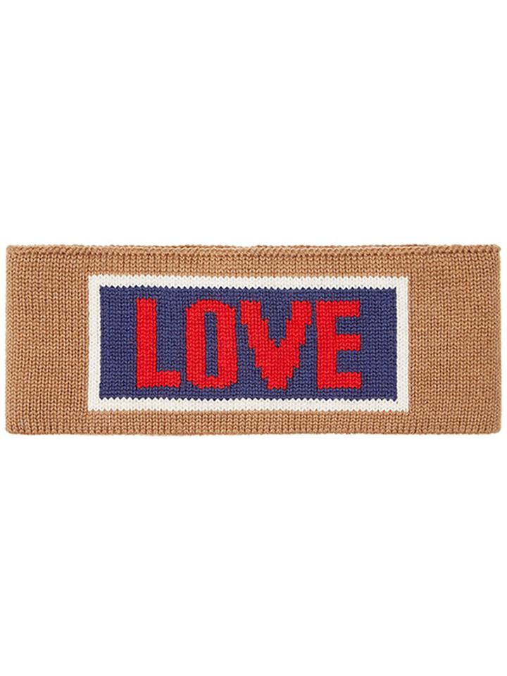 Fendi Love Slogan Headband - Nude & Neutrals