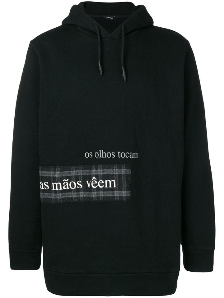 Inês Torcato 'os Olhos Tocam/as Mãos Vêem' Hoodie - Black