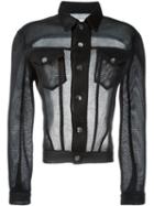 Christopher Shannon Open-back Mesh Jacket, Women's, Size: Small, Black, Polyester