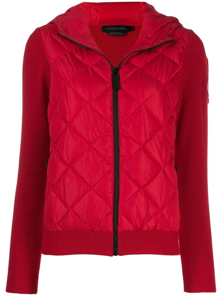 Canada Goose Padded Front Jacket - Red