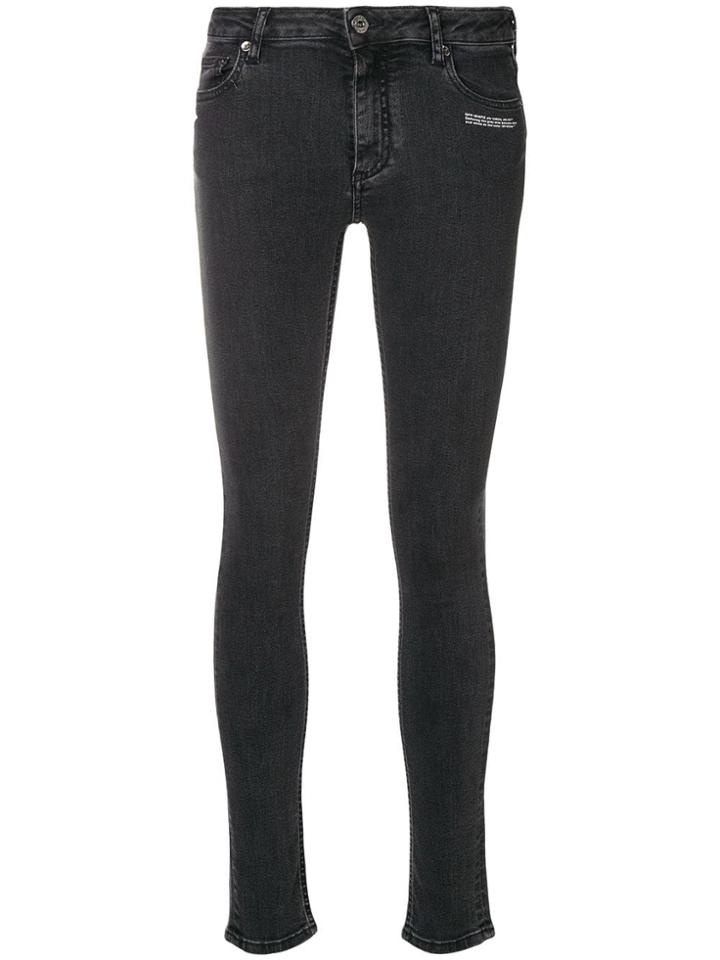 Off-white Skinny Vintage Jeans - Black