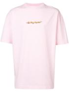 Palm Angels Print T-shirt - Pink & Purple