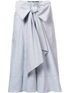 Tome 'dot Pique Bow Front' Skirt, Women's, Size: Medium, Red, Cotton