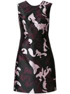 Versace Colour Block Baroque Dress - Pink & Purple