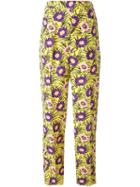 Marni 'asticon' Print Trousers, Women's, Size: 42, Purple, Viscose
