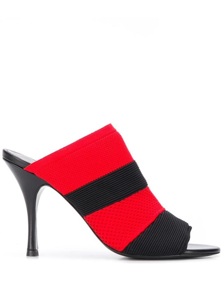 Sonia Rykiel Stretch Mules - Red