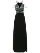 Tufi Duek Embellished Long Dress - Black