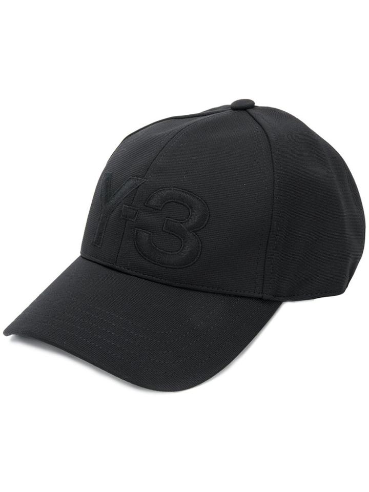 Y-3 Logo Baseball Cap - Black