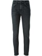 Levi's: Made & Crafted 'twig' Cropped Jeans, Women's, Size: 26, Black, Cotton/spandex/elastane