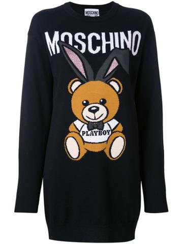 Moschino Playboy Teddy Sweater - Black