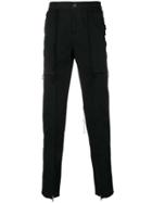 John Undercover Raw Trim Skinny Trousers - Black